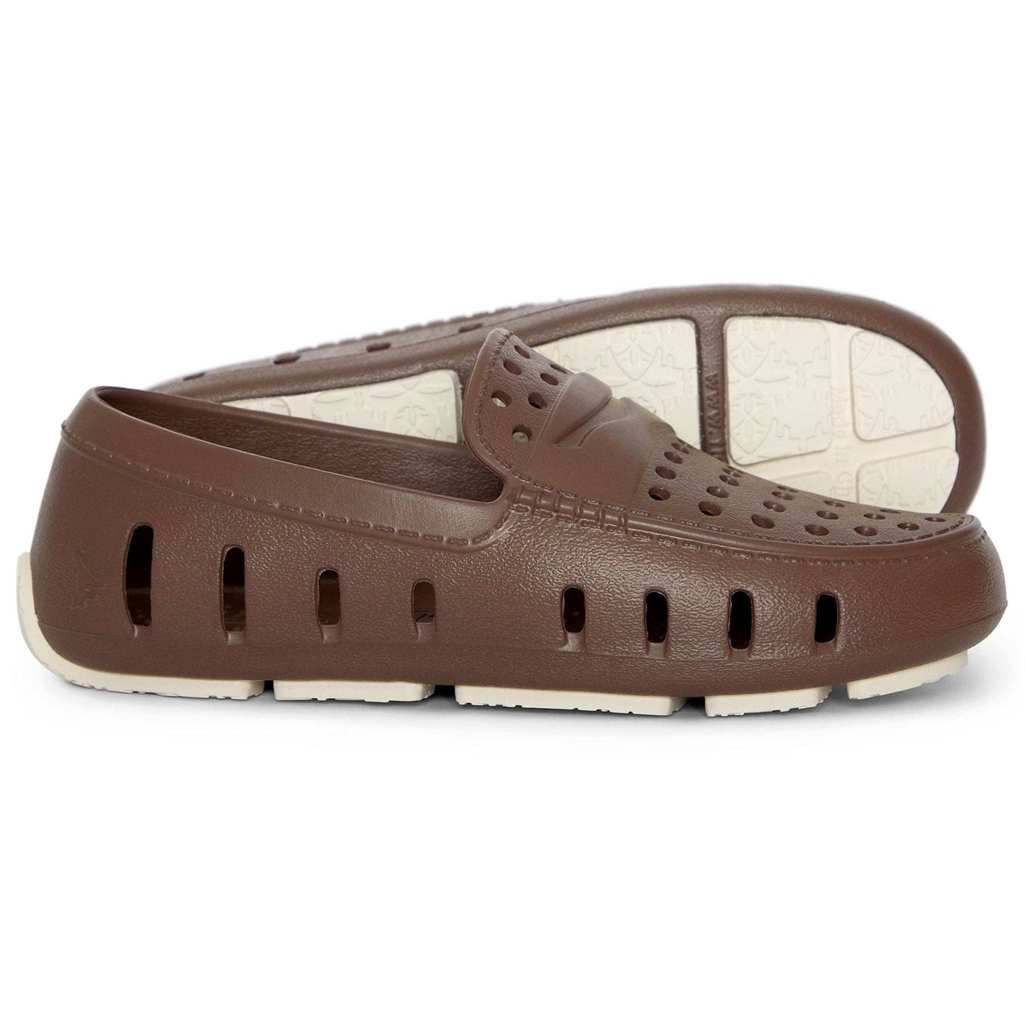 FLOAFERS KIDS PRODIGY DRIVER DRIFTWOOD BROWN/COCONUT