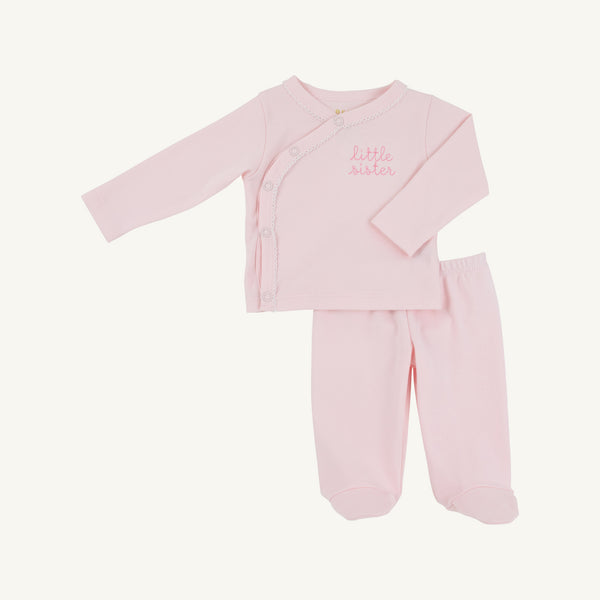 Beaufort Bonnet Cameron Cross Front Set Little Sister--Palm Beach Pink