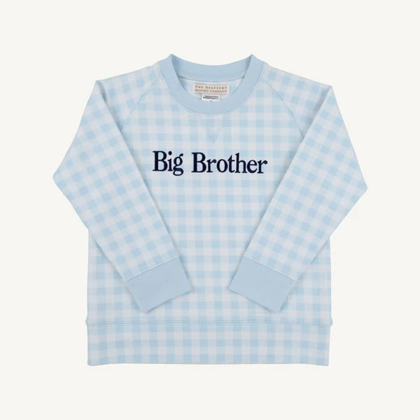Beaufort Bonnet Carter Crewneck Big Brother--Buckhead Blue/Nantucket Navy