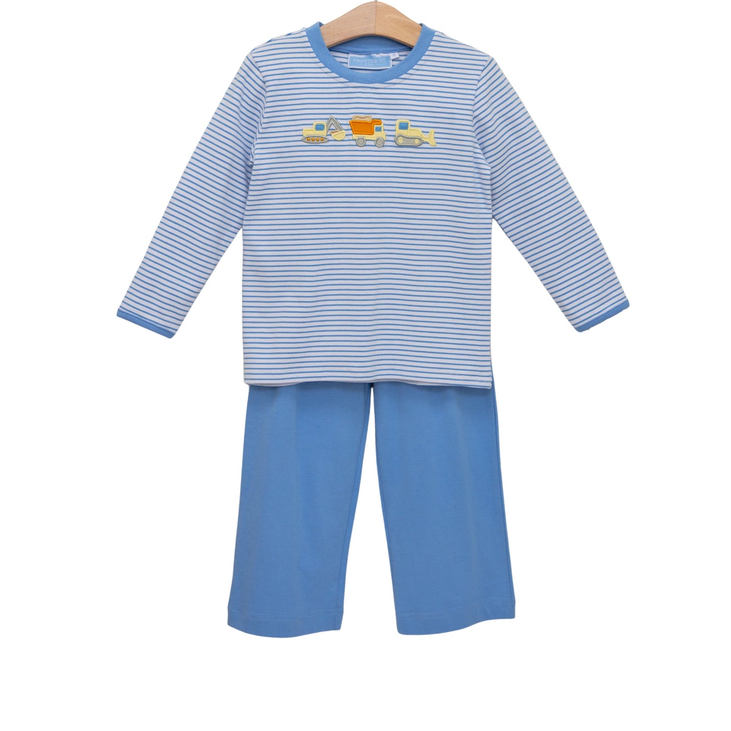 Trotter Street Construction Trucks Pant Set