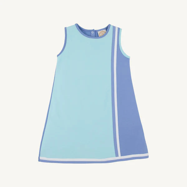 Beaufort Bonnet Daisy Dress--Belhaven Blue/Barbados Blue