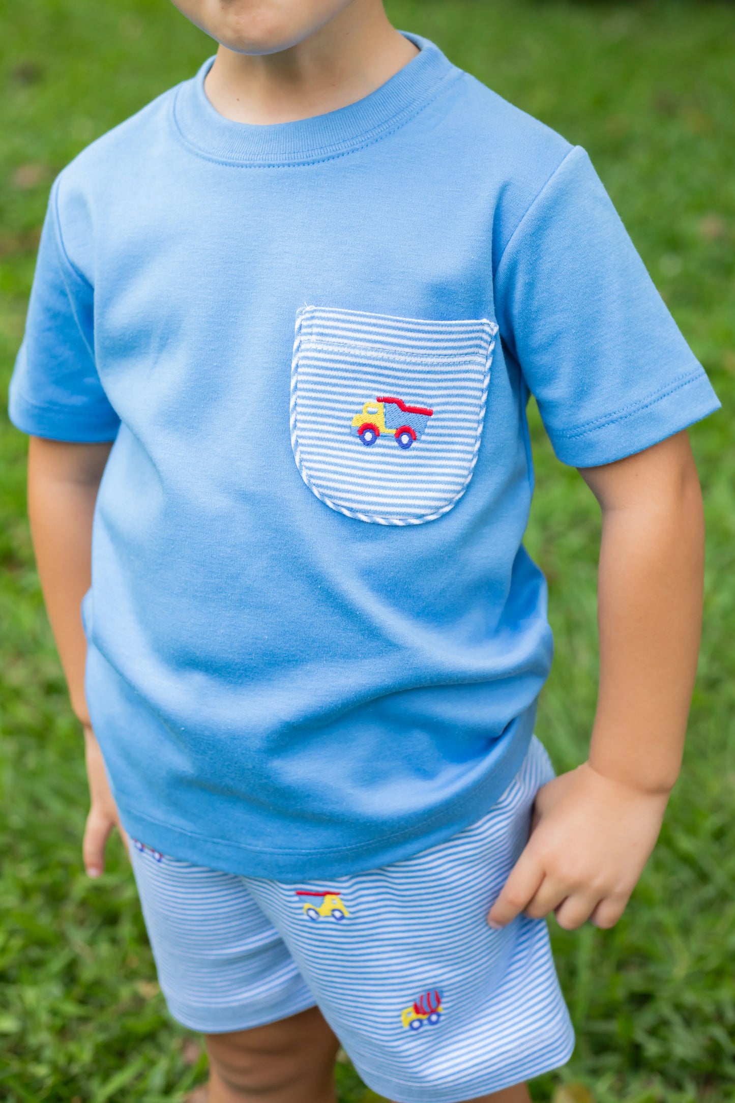 Zuccini Construction Jacob Shirt, Periwinkle Knit