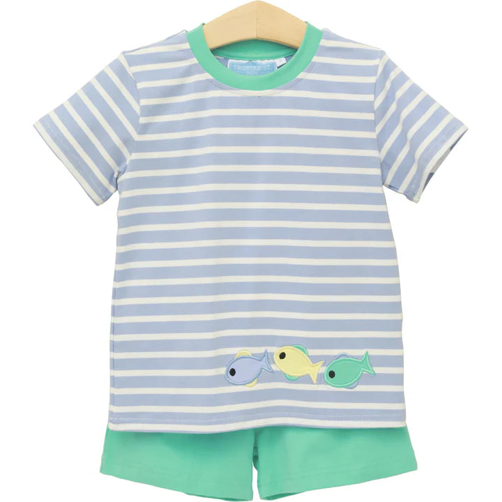 Trotter Street Fishy Fishy Short Set