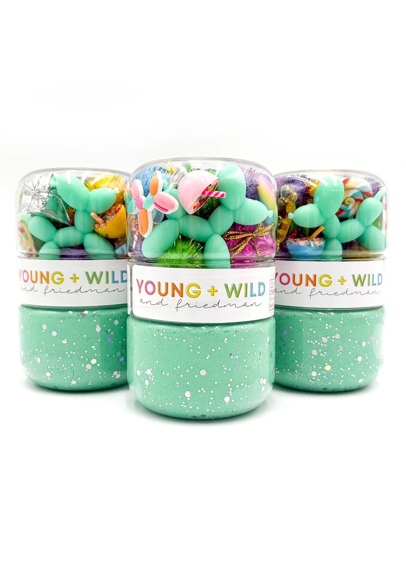 Young, Wild and Friedman Grab and Go Dough Jar--Birthday