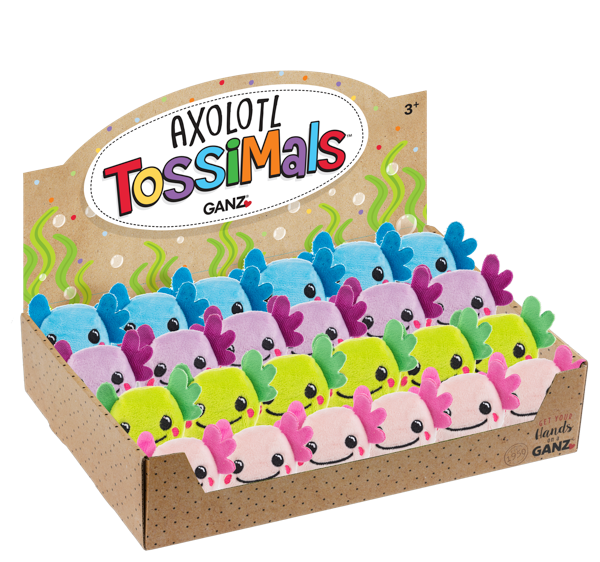 Ganz 3" Axolotl Tossimal Stuffed Animal