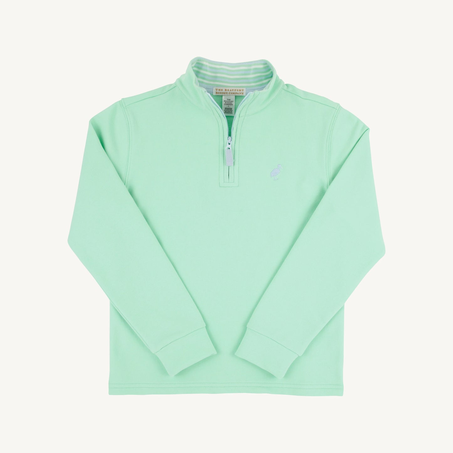 Beaufort Bonnet Hayword Half Zip--Grace Bay Green/Buckhead Blue