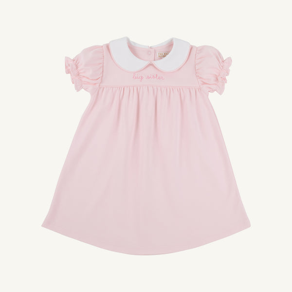 Beaufort Bonnet Holly Day Dress Big Sister--Palm Beach Pink