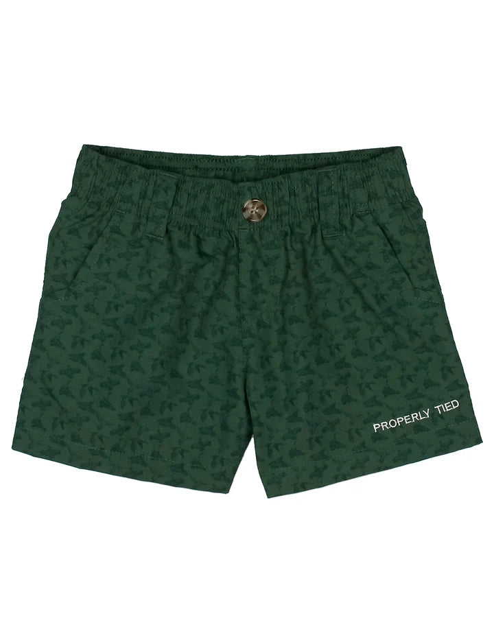 Properly Tied Boys Mallard Short--Flock