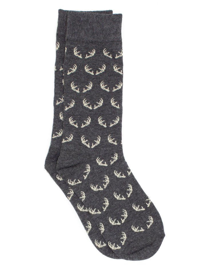 Properly Tied Boys Lucky Duck Socks--Antlers
