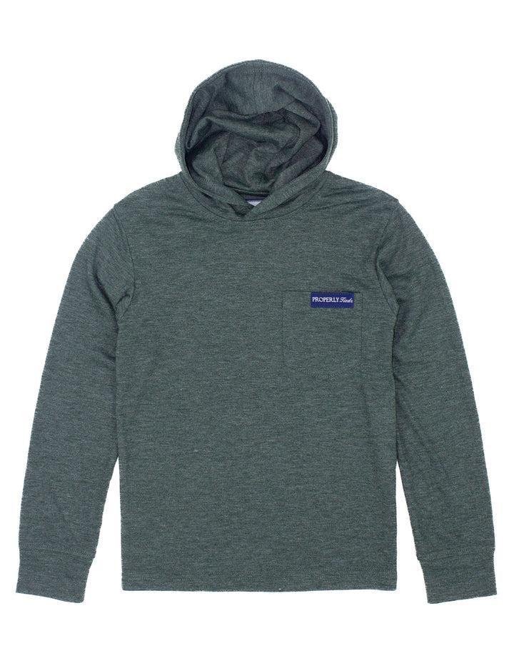 Properly Tied Boys Portland Hoodie--Forest