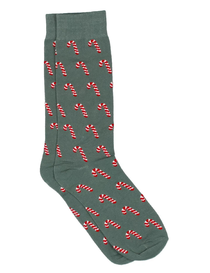 Properly Tied Boys Lucky Duck Socks--Candy Cane