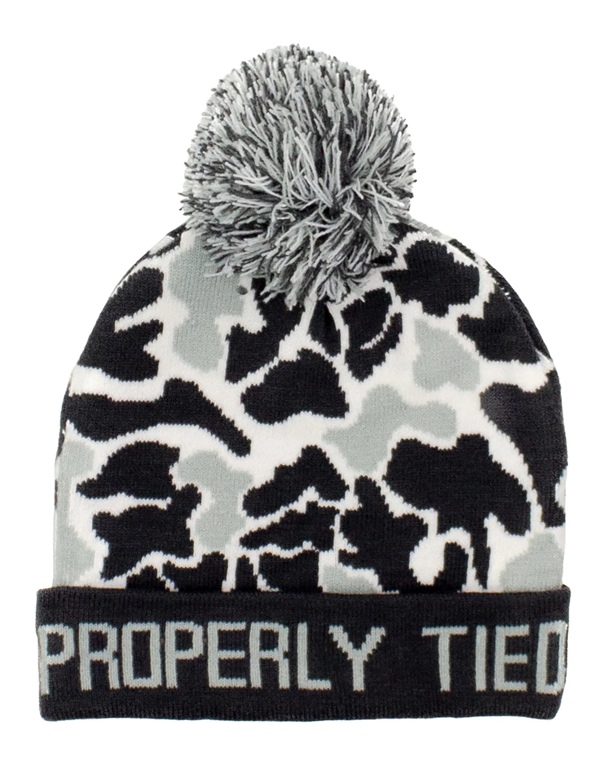 Properly Tied Boys Breck Beanie--Polar Camo