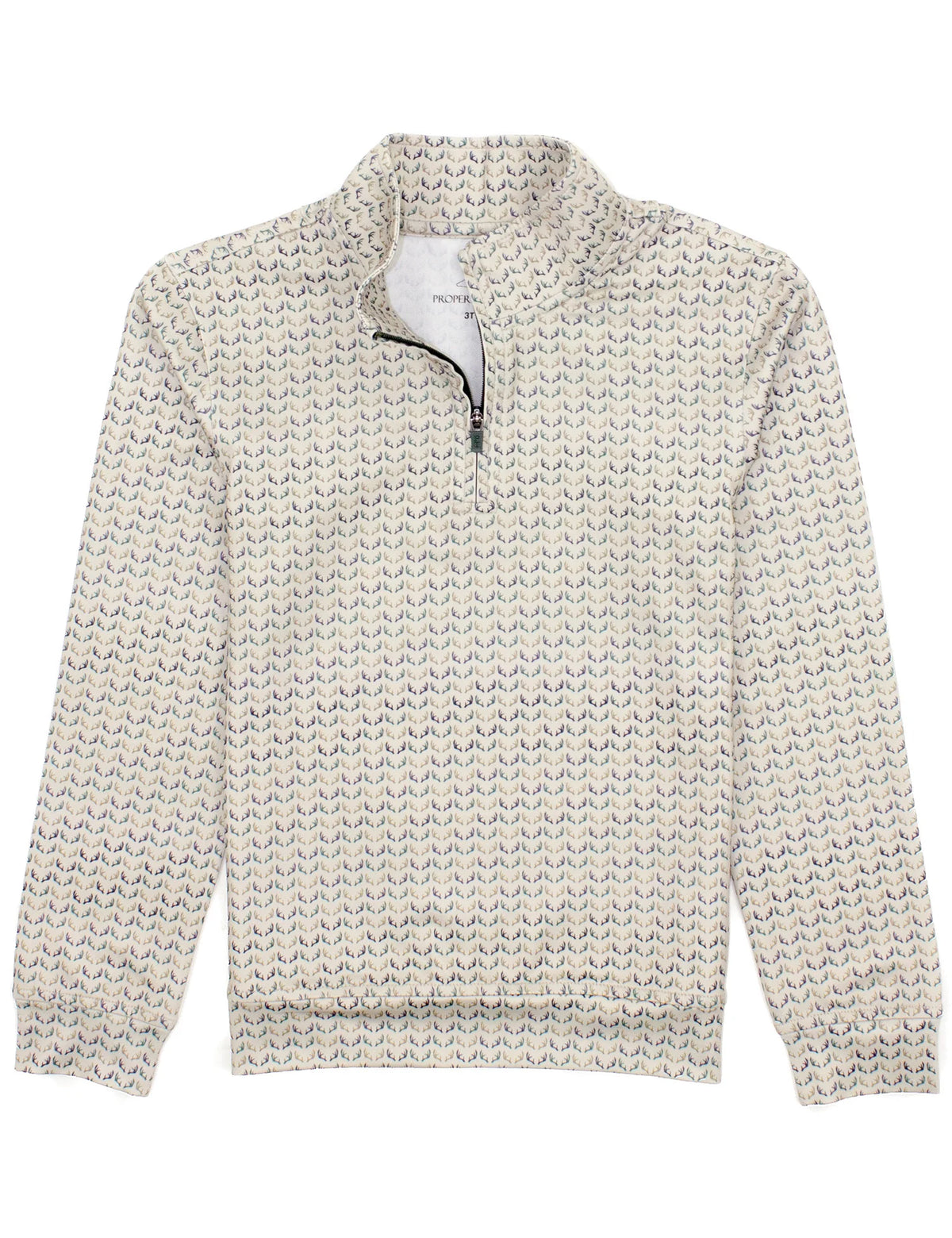 Properly Tied Boys Inlet Pullover--Antlers