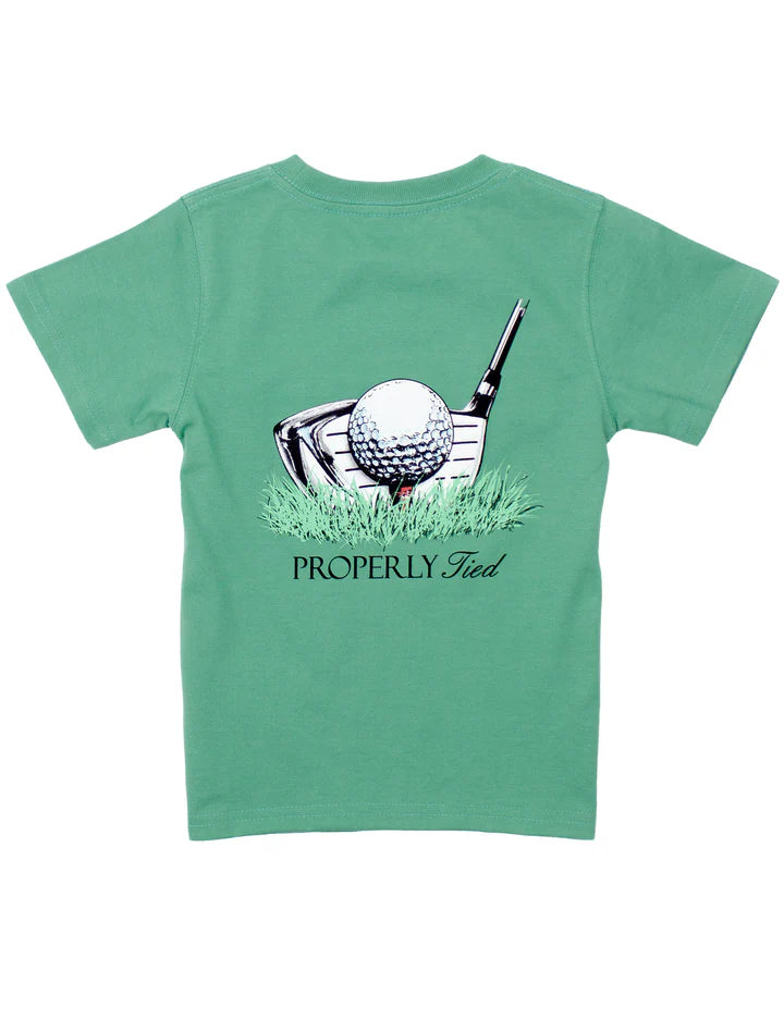 Properly Tied Baby Driver Short Sleeve T-Shirt-- Ivy