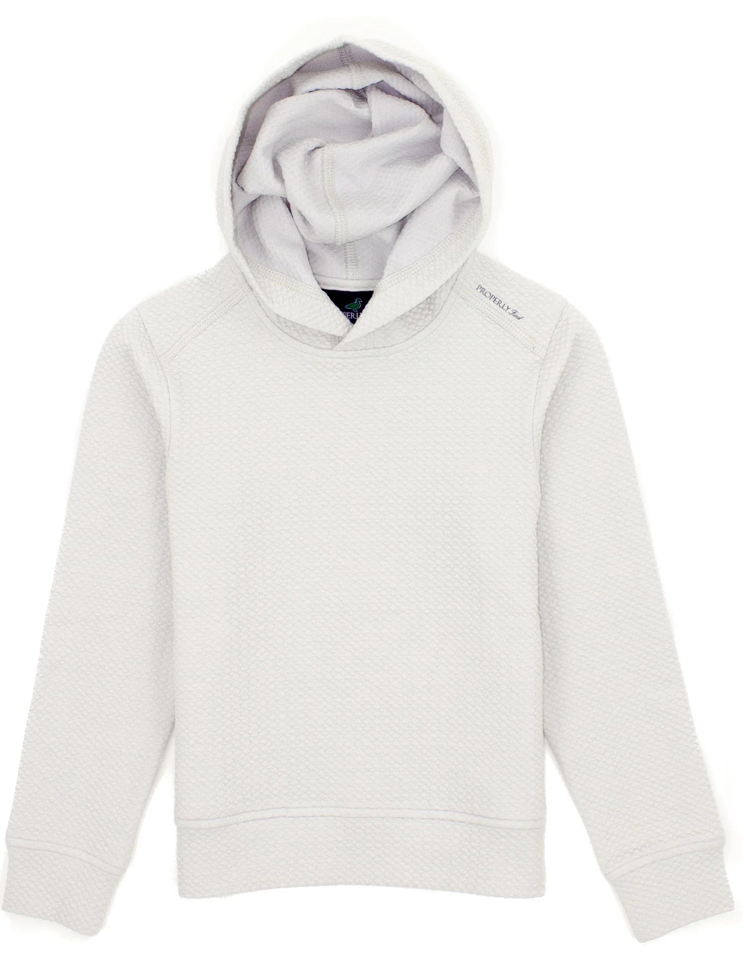 Properly Tied Boys Palmetto Hoodie--Ice Grey