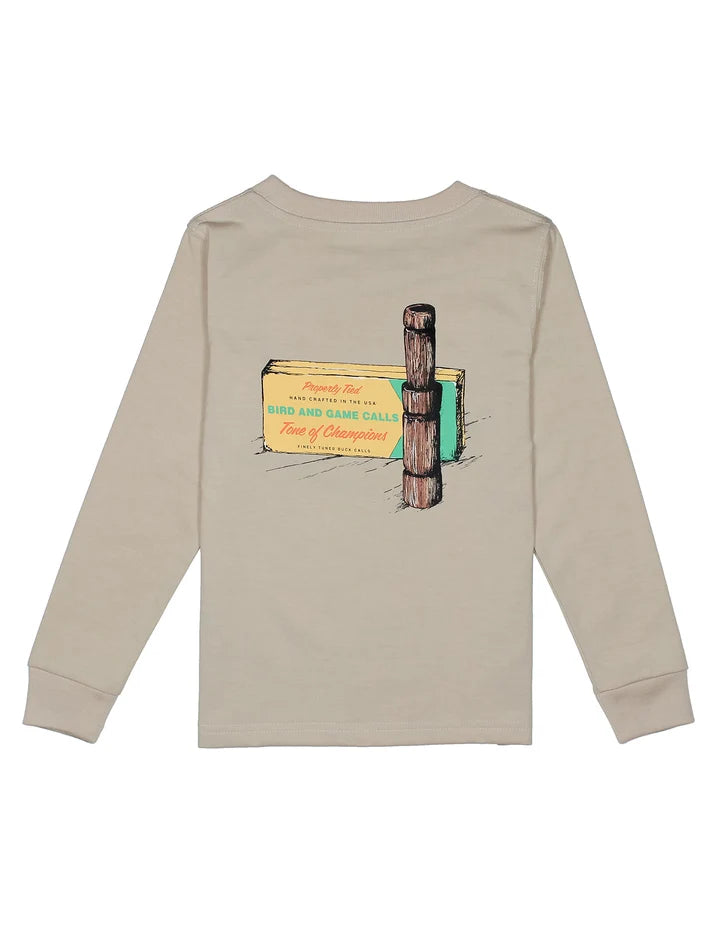 Properly Tied Boys Game Call Long Sleeve Linen
