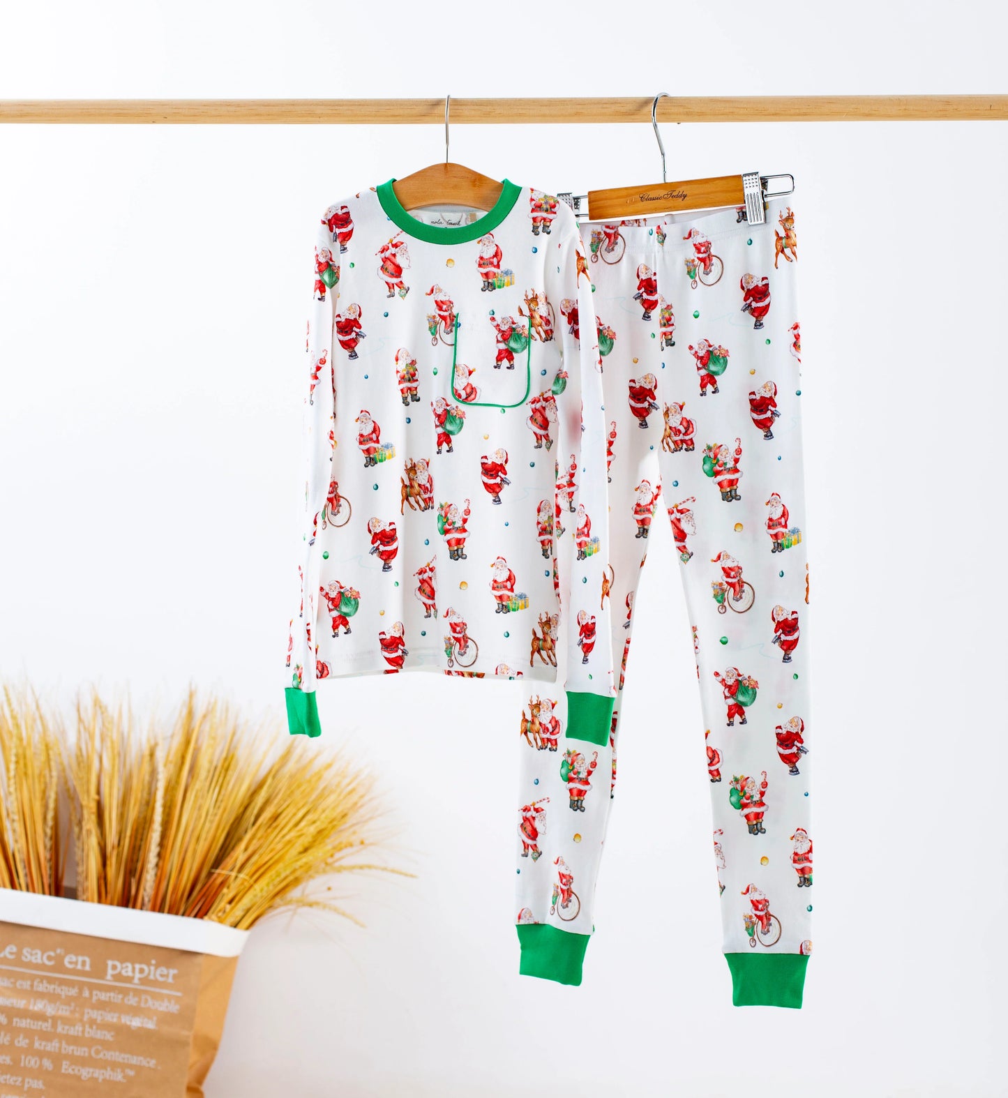 Nola Tawk Santa Claus is Coming to Town Pajama Set