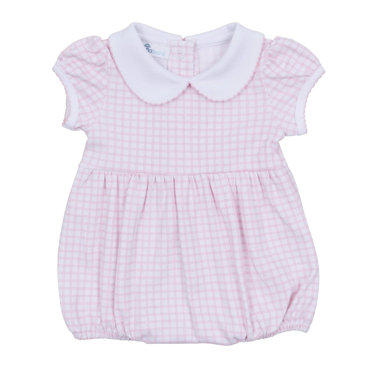 Magnolia Baby Peek-A-Boo Wishes Collared Bubble - Pink