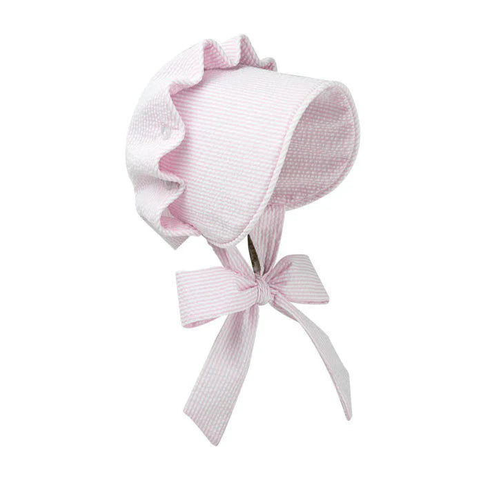 The Beaufort Bonnet Pink Savannah Beaufort Bonnet--SeerSucker