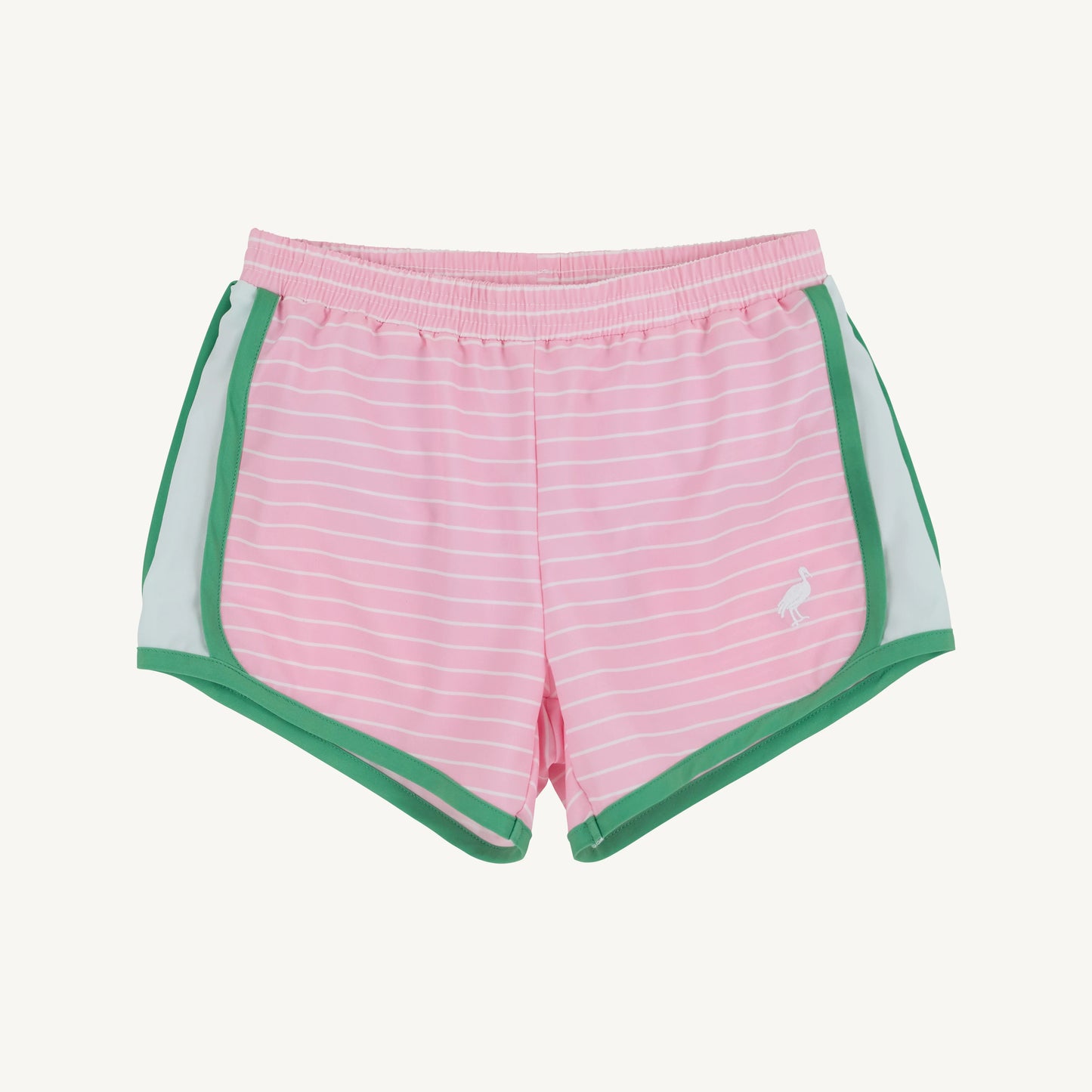 Beaufort Bonnet Prepletic Shimmy Shake Shorts--Pier Party Pink Stripe/Gibson Island Green