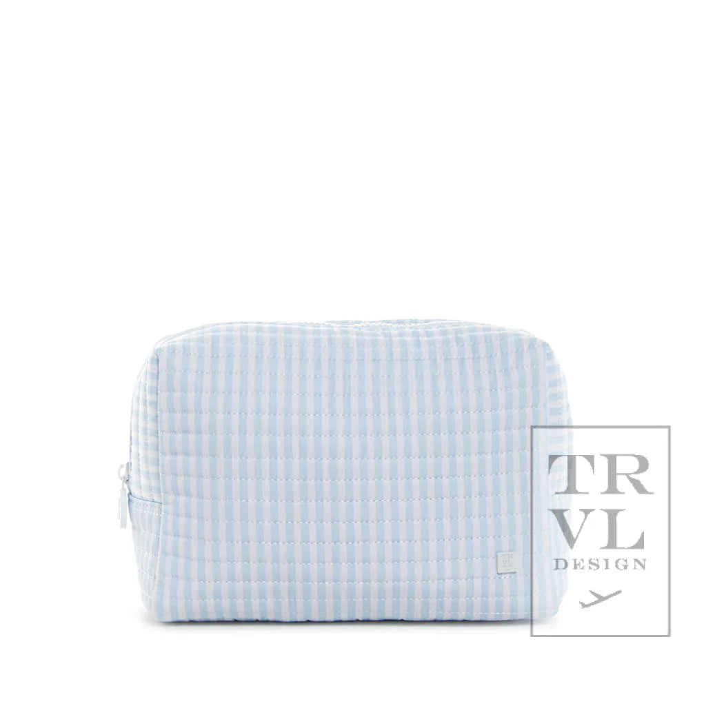 TRVL Design Quilted Everyday Bag--Pimlico Stripe Blue