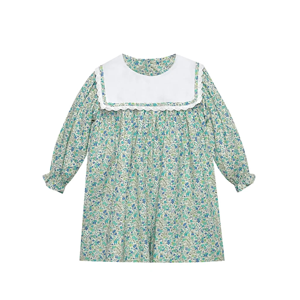 Remember Nguyen Blue Flower Reese Dress