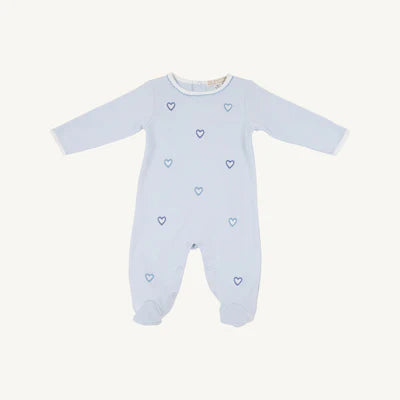 Beaufort Bonnet Rock Me Romper--Palmetto Pearl/Worth Avenue White