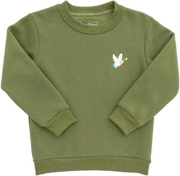 Itsy Bitsy Pullover--Mallard