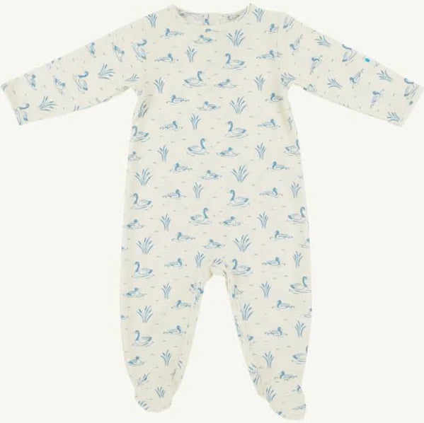 Beaufort Bonnet Rock Me Romper Quack Quack Honk (Palmetto Pearl)