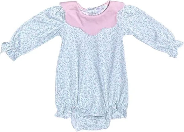 Baby Loren Nicolle Scallop Pima Ruffled Bubble