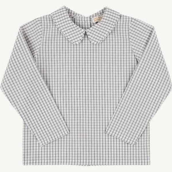 Beaufort Bonnet Peter Pan Collar Shirt--Woven Grantley Gray Windowpane