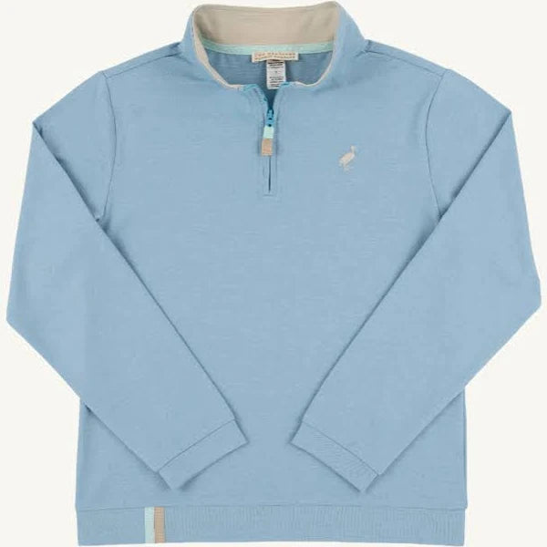 Beaufort Bonnet Prepletic Heyward Half Zip Barrington Blue