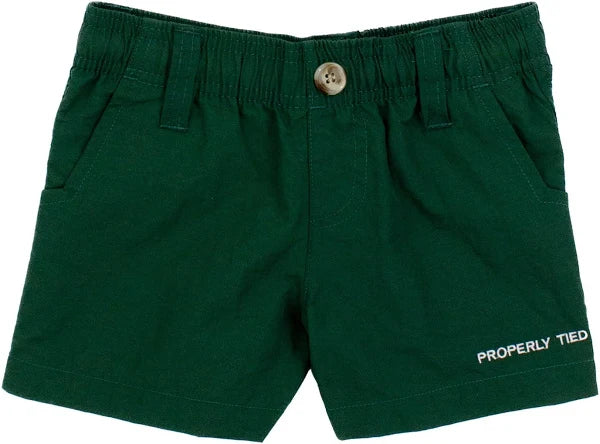 Properly Tied Boys Mallard Shorts Pine