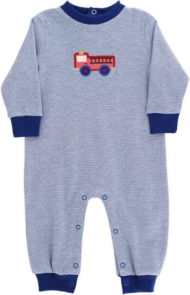 Bailey Boys Knit Romper, Little Engine