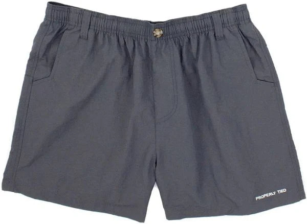 Properly Tied Boys Mallard Shorts Charcoal