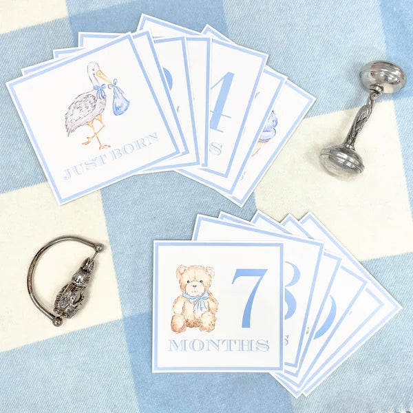 Beaufort Bonnet Sir Propers Month Markers--Buckhead Blue