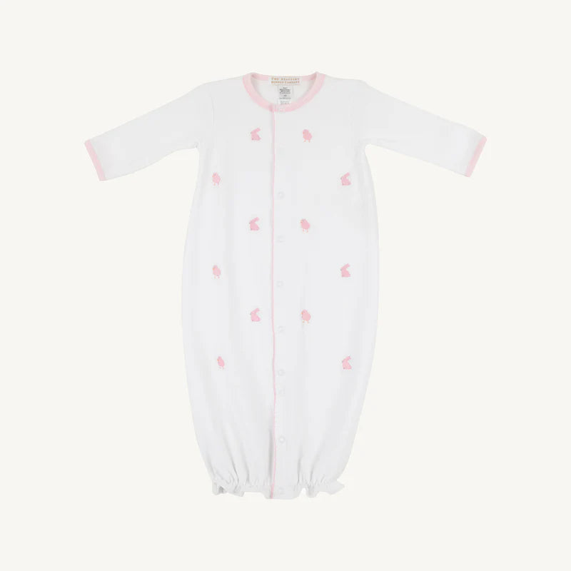 Beaufort Bonnet Twinkle Twinkle 2 in 1 Gown Worth Ave White/Palm Beach Pink/Easter