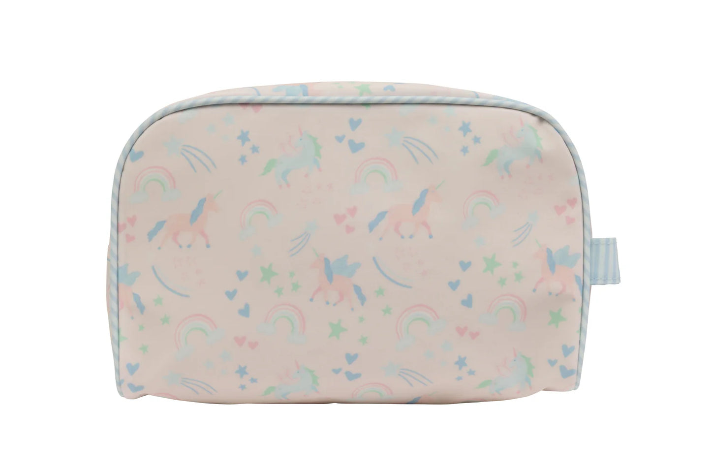 Apple of My Isla The Dopp Kit in Unicorns