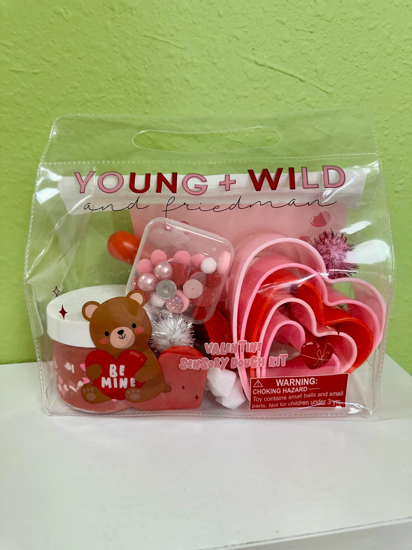Young, Wild and Friedman Valentine Sensory Dough Bag
