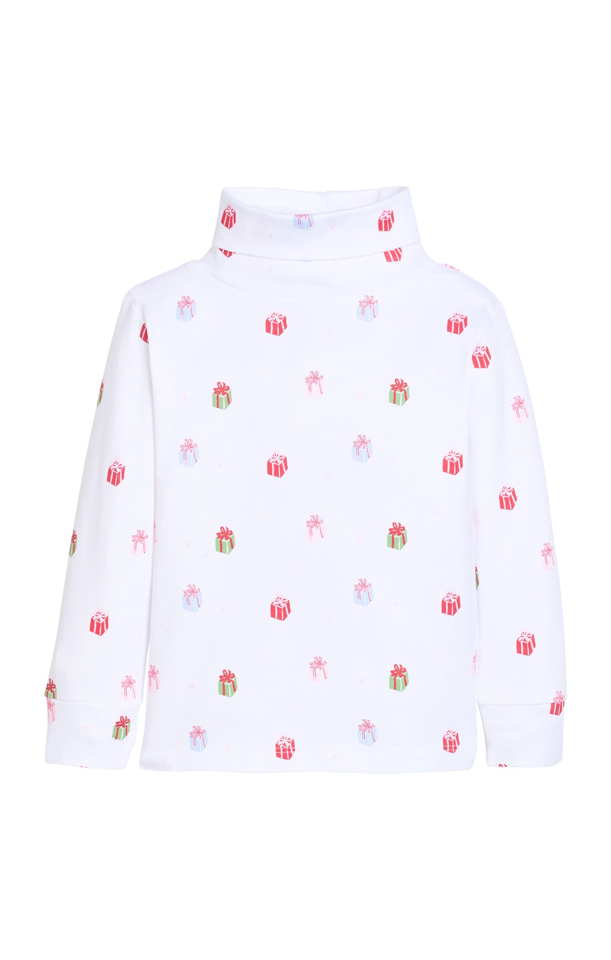Little English Printed Turtleneck--Presents