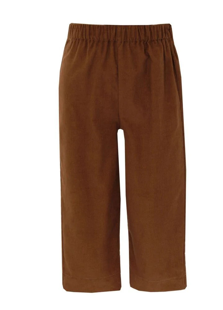 Anavini Velani Classics Boy's Camel Brown Corduroy Pants