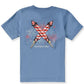 Properly Tied Boys Short Sleeve Tee--Firecracker--Space Blue