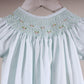 Baby Blessings Mint Geometric Iris Dress