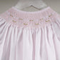 Baby Blessings Light Pink Geometric Iris Dress