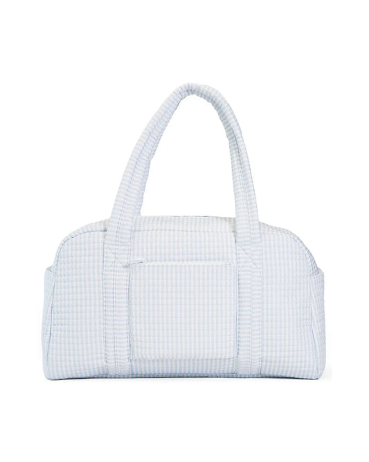 TRVL Design Quilted Grande Duffel--Pimlico Stripe Blue