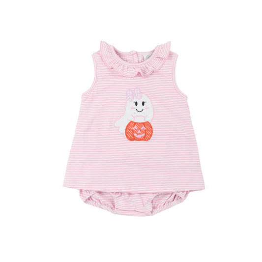 Cypress Row Ghost and Ghouls Girls Drew Day Skirted Bubble