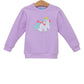 Trotter Street French Terry Pullover- Unicorn