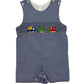 Delaney Royal Blue Applique Work Truck John John
