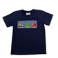 Delaney Royal Blue Applique Work Truck T-Shirt