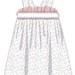 Krewe Kids Jesse Patriotic Dots Smocked Bow Dress